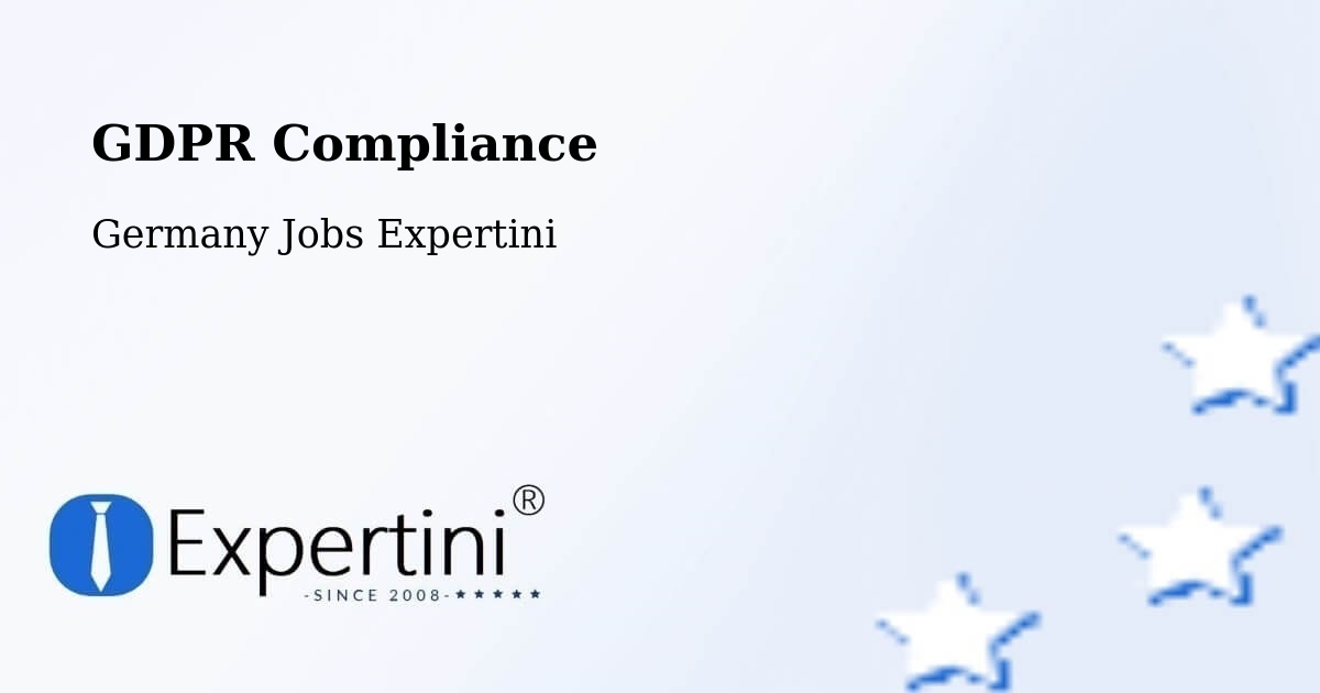 EU GDPR Compliance Statement – Ostfildern - Germany Jobs Expertini