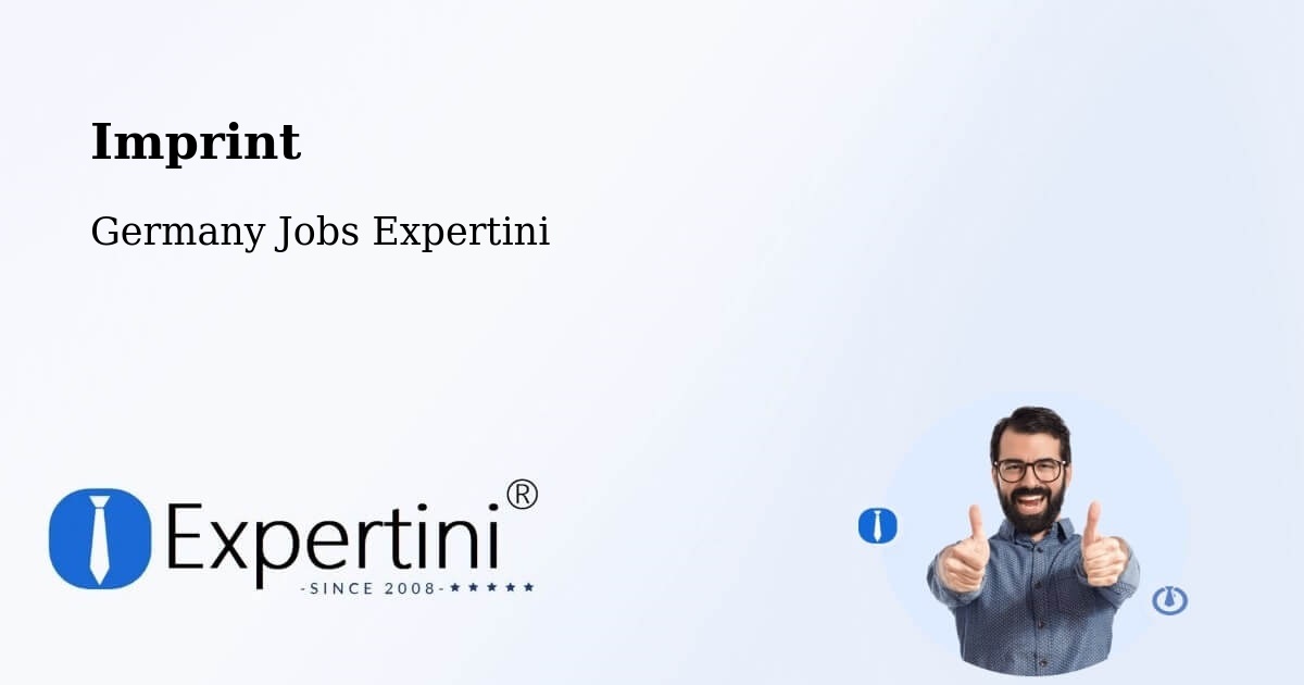 Imprint – Ostfildern - Germany Jobs Expertini