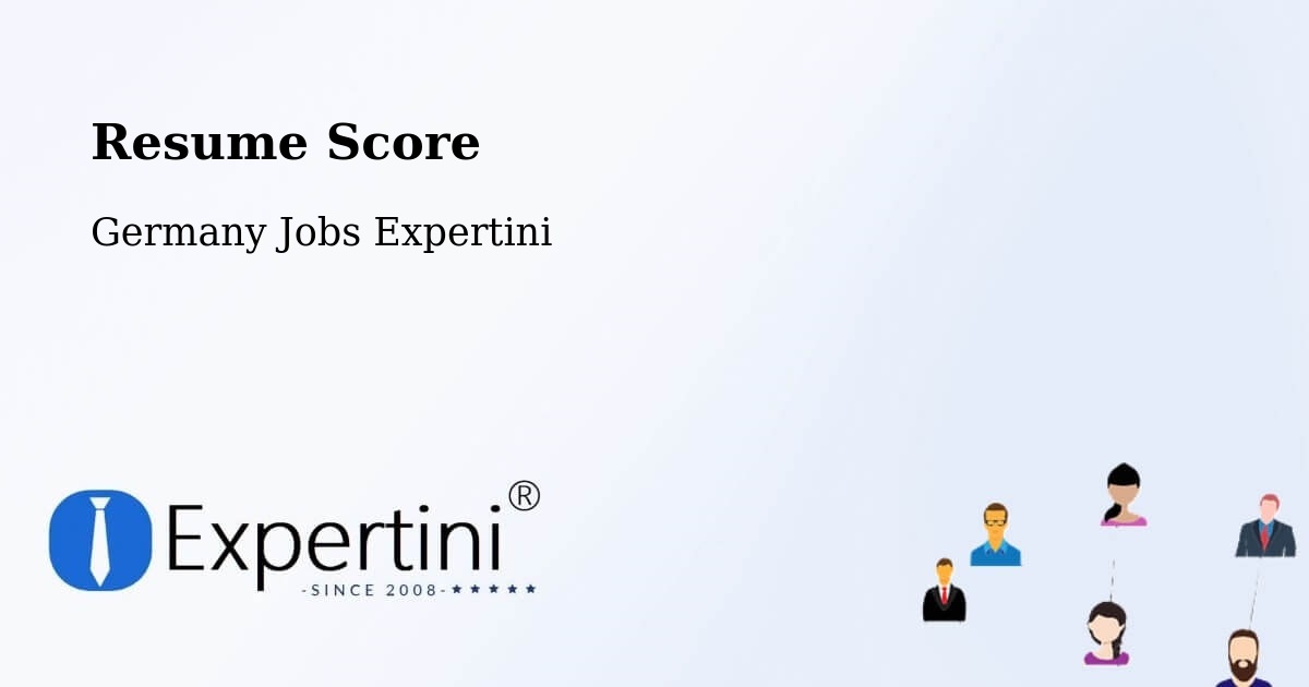 Resume Score & Job Description Match Tool – Ostfildern - Germany Jobs Expertini